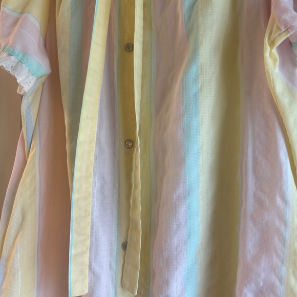 Vintage Pastel Nightgown/ Housecoat - Picture 5 of 7